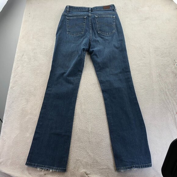 2 Lee Womens Jeans Size 6 Medium Lot Of Two Bue Denim Natural Bootcut Leg Casual - Picture 10 of 16